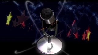 Background Animation Video, Microphone, Lamp, Spotlight, Glass, 3d