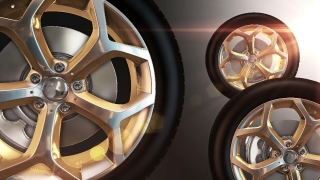 Background Stock Video, Wheel, Car Wheel, Reel, Machine, Tire