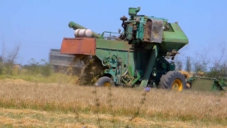 Free  Sunrise Background Video Effects Hd Download, Harvester, Farm Machine, Machine, Device, Tractor