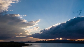 Free Black Hole Stock Footage, Sky, Water, Lake, Shore, Landscape