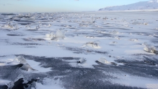 Free Blue Abstract Background Video, Snow, Ice, Ocean, Landscape, Water