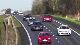 Free Movie Theater Stock Footage, Expressway, Car, Road, Vehicle, Drive