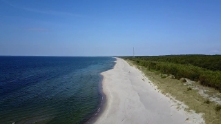 Free No Copyright Film Footage, Shoreline, Beach, Barrier, Ocean, Sea