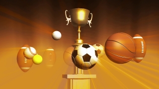 Free No Copyright Stock Footage, Ball, Football, Lamp, Soccer, 3d