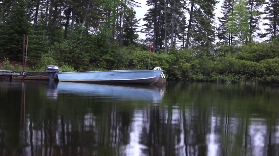 Free Non Copyright Stock Footage, Paddle, Boat, Boathouse, Lake, Water