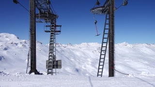 Free Non No Copyright Video, Chairlift, Ski Tow, Conveyance, Sky, T-bar Lift