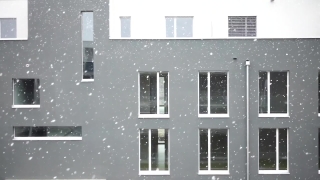 Free Rain Green Screen Video Download, Facade, Architecture, Building, House, City