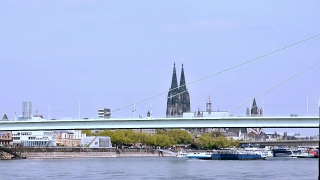 Free Video On Background, Suspension Bridge, Bridge, Structure, River, Architecture