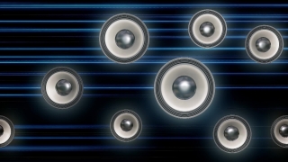 Video Clip Background, Loudspeaker, Button, Icon, Web, Buttons