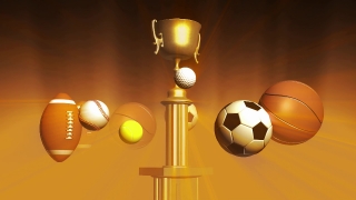 Free No Copyright Stock Footage, Ball, Football, Lamp, Soccer, 3d