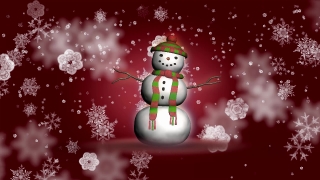 Free No Copyright Stock Footage Hd, Snowman, Figure, Snow, Winter, Holiday