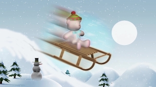 Free Video Website Background, Winter, Snow, Holiday, Person, Happy